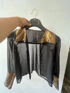 Black N Golden Shrug