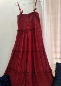 FREE SHIPPING📦Burgundy Maxi Sundress