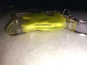 Cute Yellow Cat Keychain