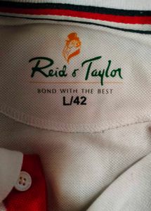 Classic White &amp; Red Polo Shirt
