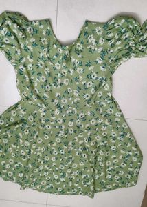 Mother- Daughter Set Pista Floral Printed