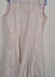 Off White Coloured Kurti