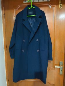 Classic Navy Double-Breasted Coat