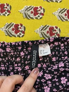 Floral Ruched Long Sleeve Top