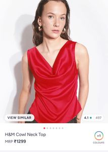 H&amp;M cowl neck top