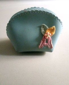 Cute Letter 'A' Pouch