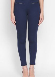 Brand New Pantaloons Tregging In Navy Blue 28