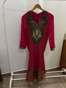 Bright Magenta Pink Salwar Kameez