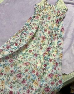 Floral Summer Dress long 32-34