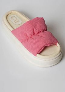 Comfy Pink Padded Slides