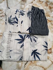 Leaf Print Suit 3 Piece