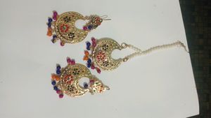 Earrings and Tikka Set