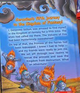 Geronimo Stilton The Volcano of Fire Book