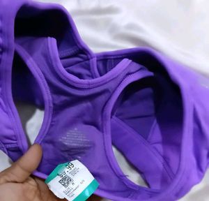 Purple Champion Sports Bra