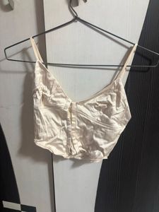 Cream Corset Style Top