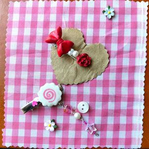 PRICE DROP 🎀 Kawaii Hair Clips 🍥