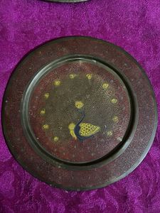 Decorative Peacock brass  Plate