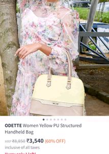 Structured Handheld Bag