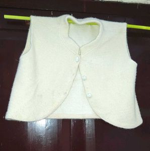 Cream Knit Vest