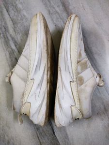 White Adidas Shark Sole Shoes,Size UK 6-7