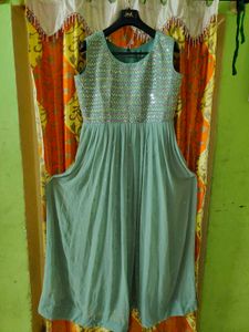 Sparkling Sequined Ethnic Gown