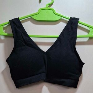 Black Crop Bralette
