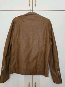 zara leather biker jacket for men