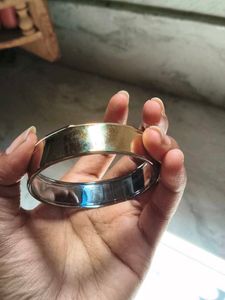 Elegant Gold and Silver Bangle