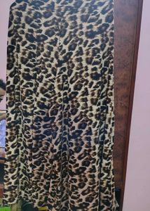 Leopard Print Wide Leg Palazzo