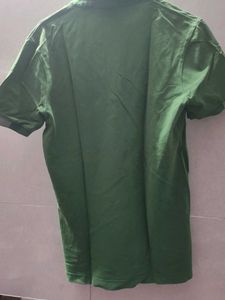 lacoste green tennis polo tshirt size