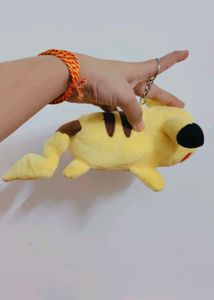 Cute Sleeping Pikachu Plush Toy keychain