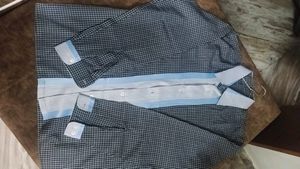 Black Shirt With Centre Line