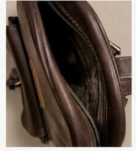 Genuine Leather Mini Backpack