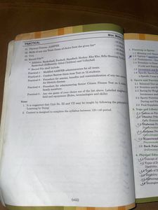 Physical education book for class 12th