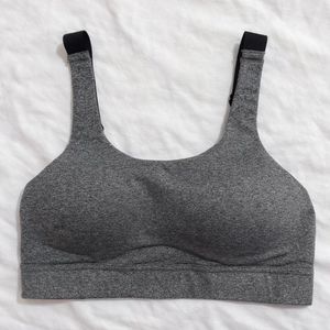Gray Sports Bra