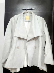 Grey Export branded trenchcoat