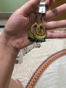 Oxidized Dangle Earrings - set of 4 earri