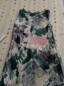 Floral Print Sleeveless Dress