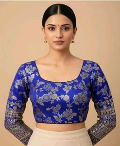 😍💙Royal Blue Padded Blouse