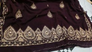 zardozi 💯 hand work 🔥 saree very beautiful ❤️