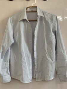 Classic Light Blue Collared Shirt