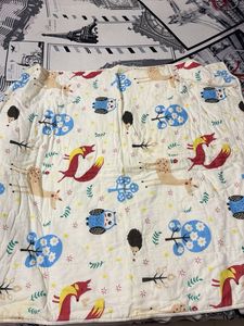 Cute Forest Friends Toddler Quilt