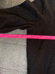 Men's Black V-Neck Sweater