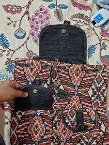 Boho Tribal Print Backpack
