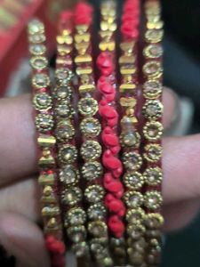 Elegant Beaded Bangles Set
