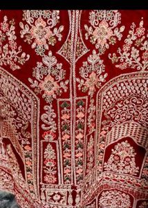 Stunning Red Bridal Lehenga Set