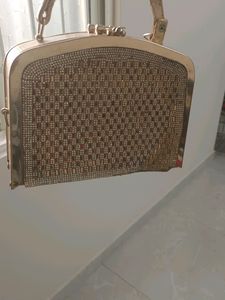 Stone Work Wedding Clutch