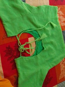 Elegant Green Saree with Embellishments