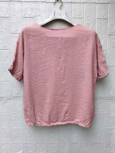 New with tag Pink V-Neck Casual Top