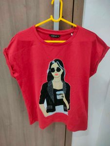 Red Graphic T-Shirt